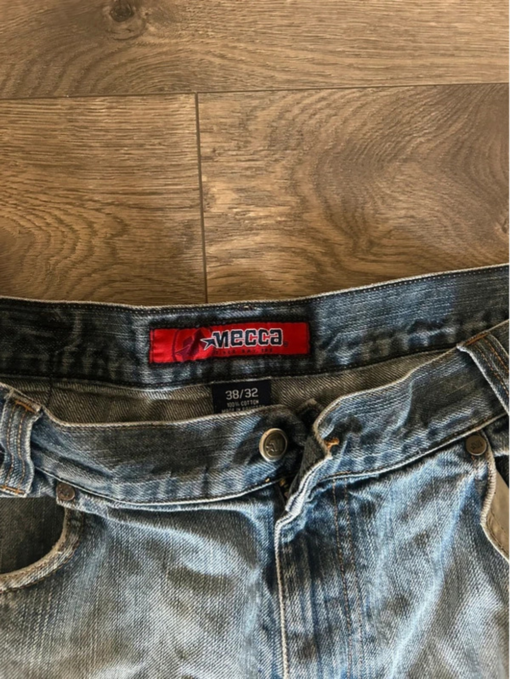 Vintage Mecca wide leg faded baggy jeans - Picture 2 of 5